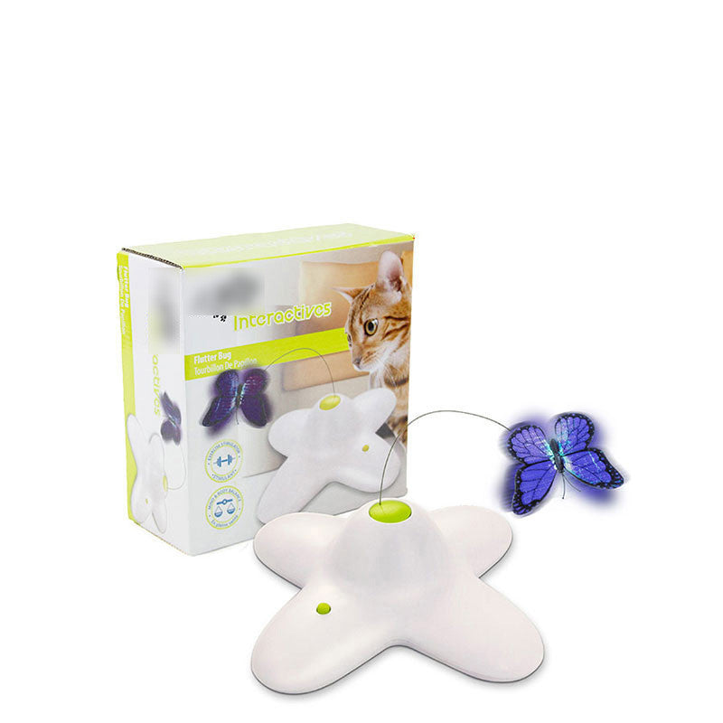 Funny Butterfly Flying Cat Toy - Amusing Cat Entertainment