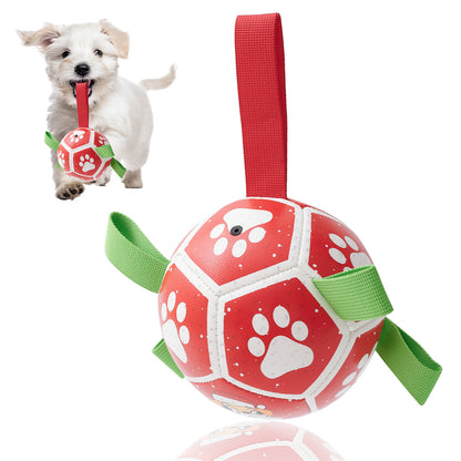 Interactive Dog Football Toy Soccer Ball Inflated Training Toy For Dogs Outdoor Border Collie Balls For Large Dogs Pet Supplies