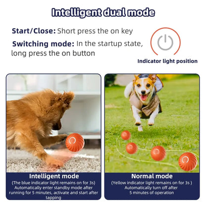 Smart Interactive Moving Dog Toy Ball