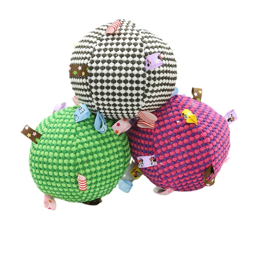 Soft Cloth Ball Toy for Dog and Cat Training